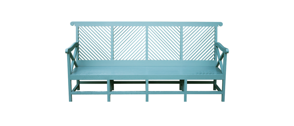 Almodington 4 Panel Bench Painted Websize